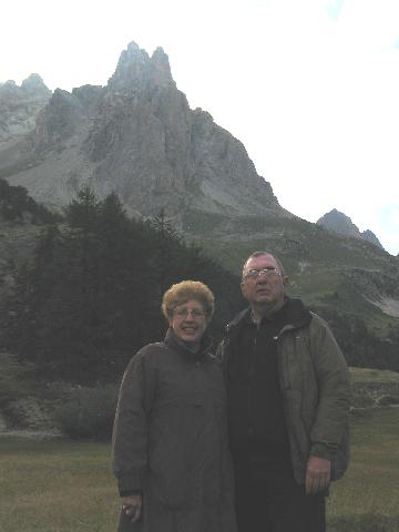 Bill and Pat on the hike